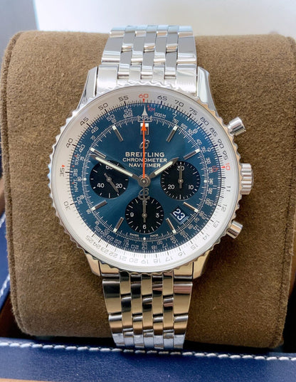 Breitling Navitimer B01 Chronograph 46 Blu/Acciaio