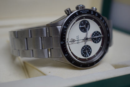 Daytona Paul Newman Vintage ref. 6240 acciaio white dial