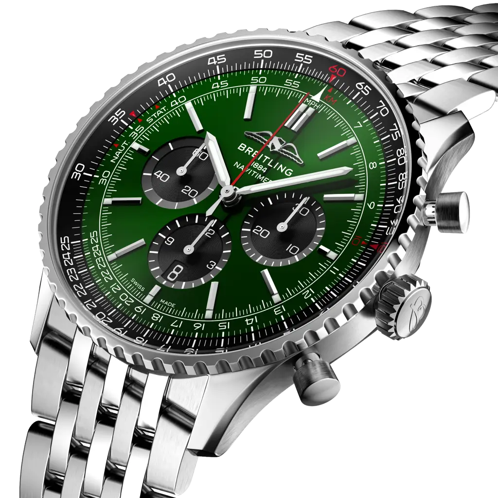 Breitling Navitimer B01 Chronograph 46 Verde/Acciaio