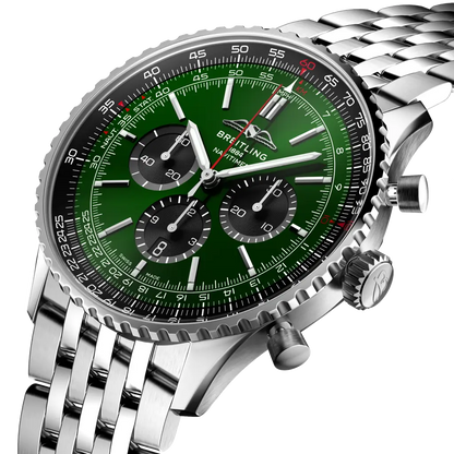 Breitling Navitimer B01 Chronograph 46 Verde/Acciaio