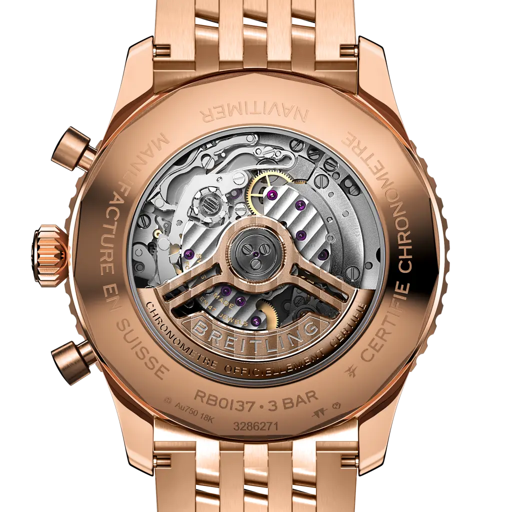 Breitling Navitimer B01 Chronograph 46 Oro Rosa/Argento