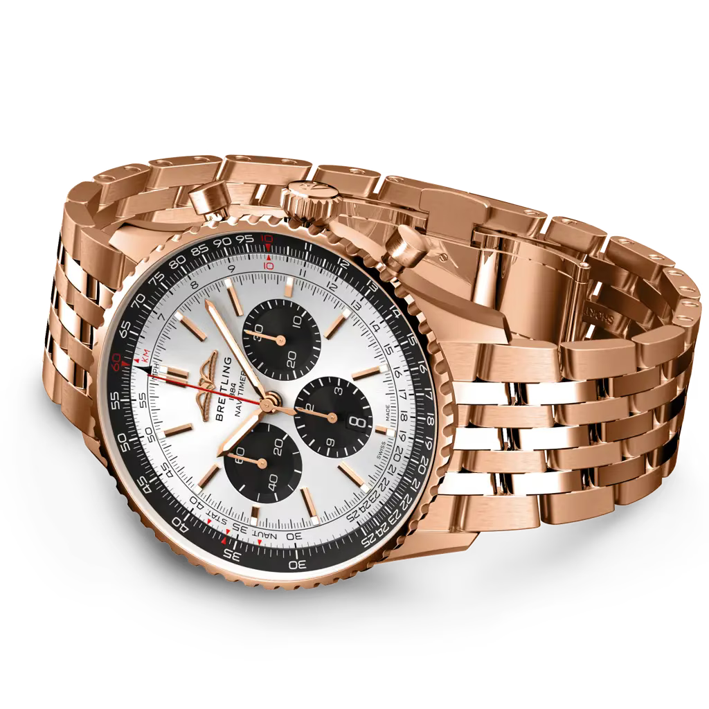Breitling Navitimer B01 Chronograph 46 Oro Rosa/Argento