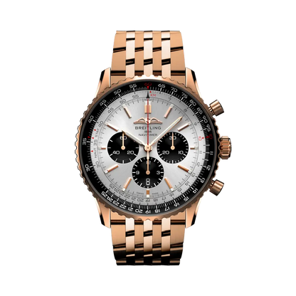 Breitling Navitimer B01 Chronograph 46 Oro Rosa/Argento